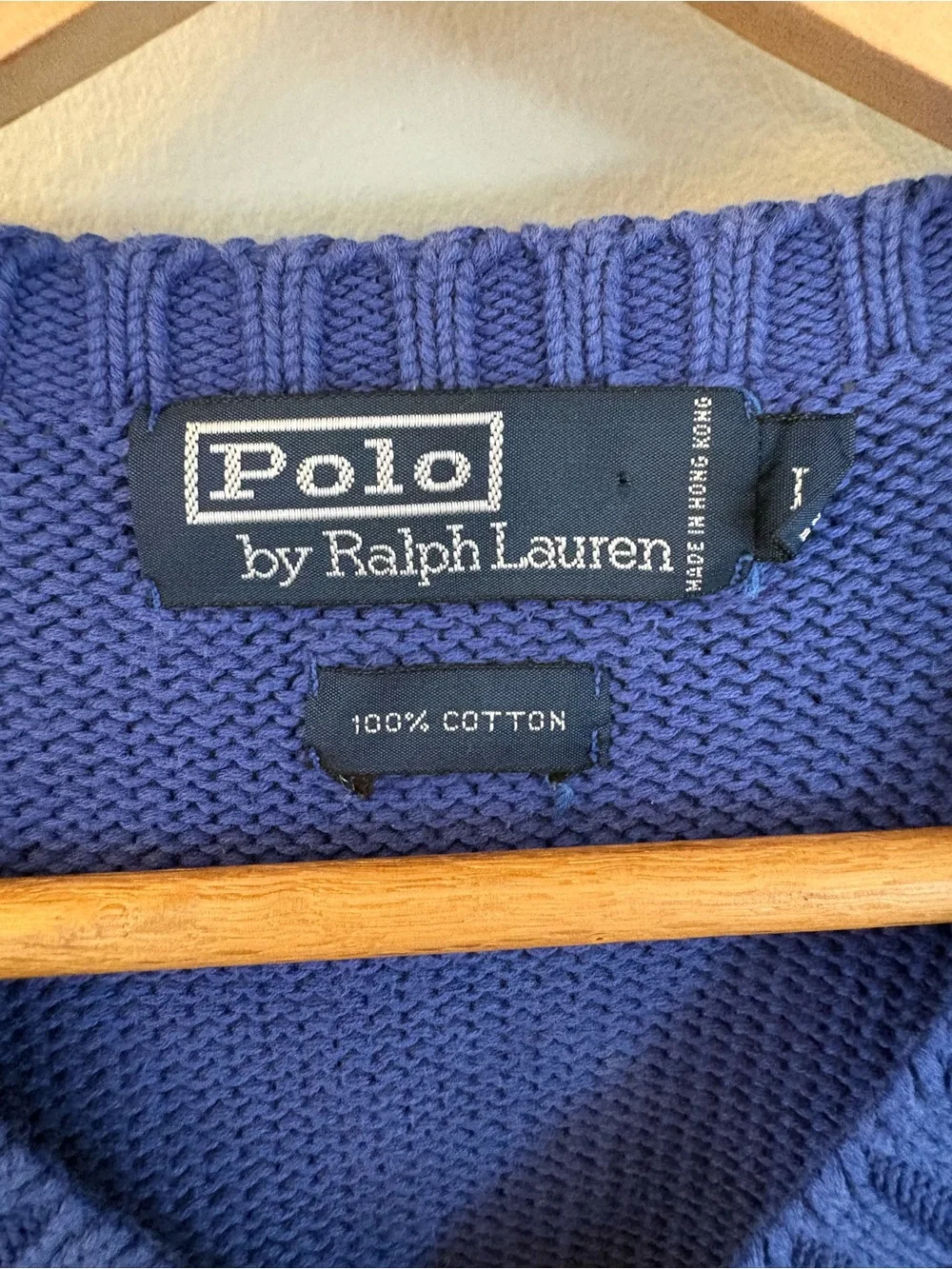 Polo by Ralph Lauren Royal Blue V-Neck Sweater Vest